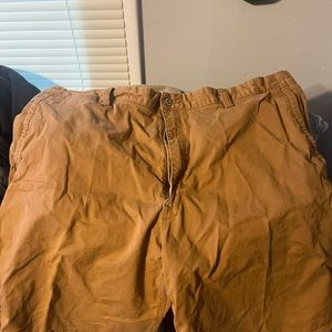 Mens Duluth Trading Co. Flex Ballroom Khaki Shorts